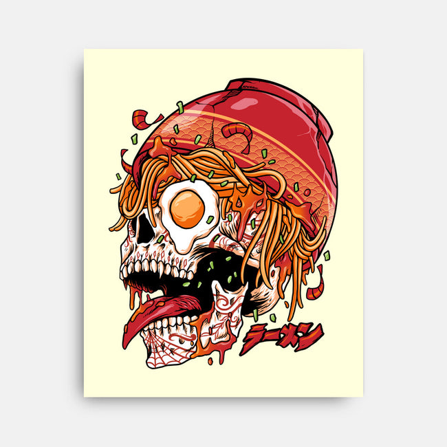 Spicy Skull-none stretched canvas-spoilerinc