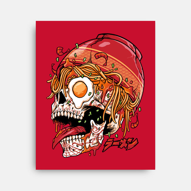 Spicy Skull-none stretched canvas-spoilerinc