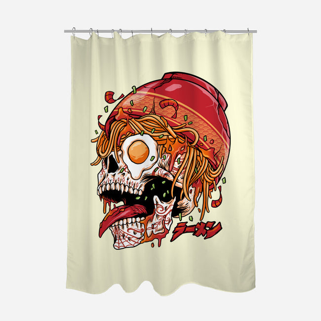 Spicy Skull-none polyester shower curtain-spoilerinc