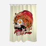 Spicy Skull-none polyester shower curtain-spoilerinc