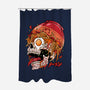 Spicy Skull-none polyester shower curtain-spoilerinc