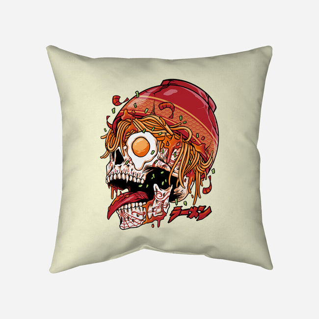 Spicy Skull-none removable cover throw pillow-spoilerinc