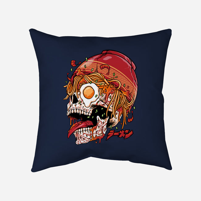 Spicy Skull-none removable cover throw pillow-spoilerinc