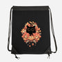 Feline Spy-none drawstring bag-Snouleaf