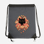 Feline Spy-none drawstring bag-Snouleaf