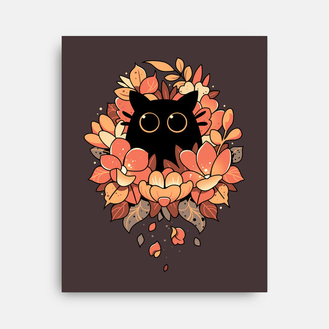 Feline Spy-none stretched canvas-Snouleaf