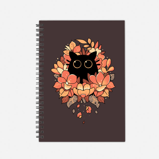 Feline Spy-none dot grid notebook-Snouleaf