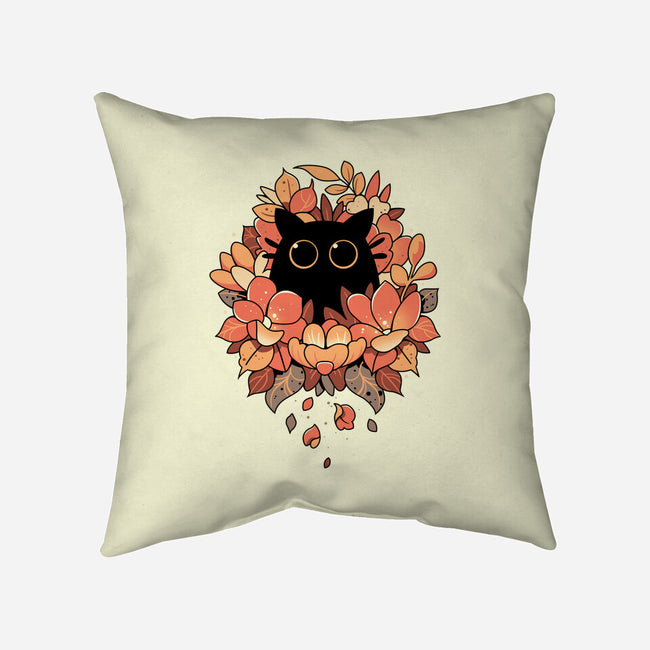 Feline Spy-none removable cover throw pillow-Snouleaf