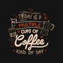Multiple Cups Of Coffee-none fleece blanket-eduely
