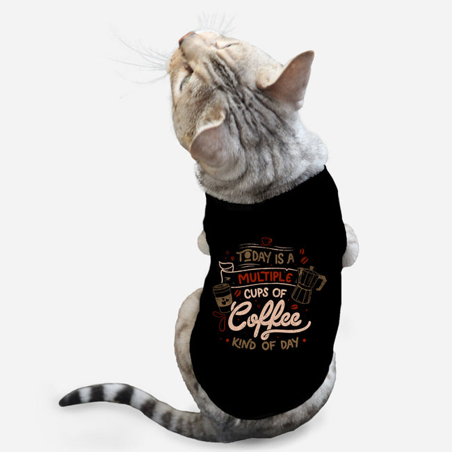 Multiple Cups Of Coffee-cat basic pet tank-eduely