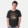 Multiple Cups Of Coffee-mens basic tee-eduely