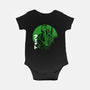 Green Sun Fett-baby basic onesie-DrMonekers