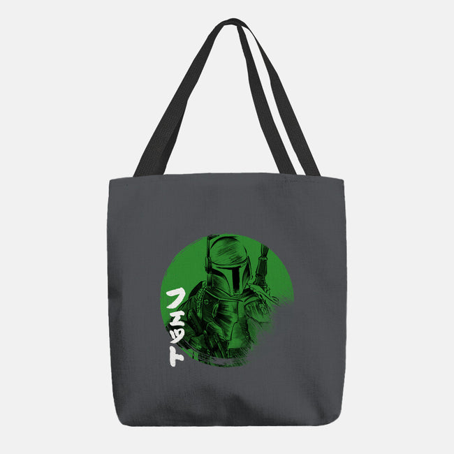 Green Sun Fett-none basic tote bag-DrMonekers