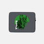 Green Sun Fett-none zippered laptop sleeve-DrMonekers