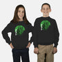Green Sun Fett-youth crew neck sweatshirt-DrMonekers