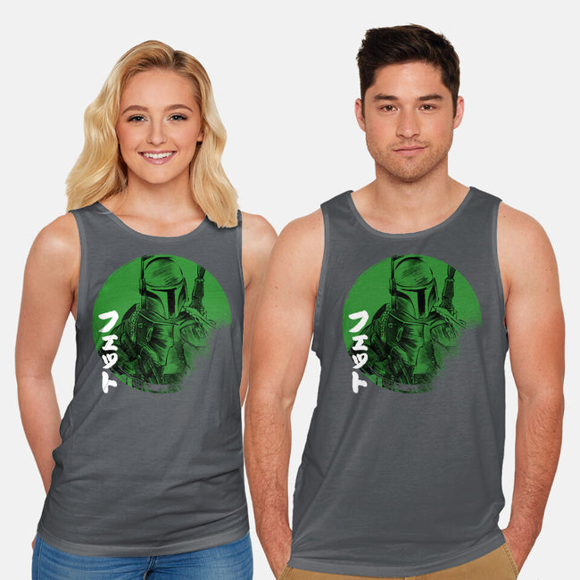 Green Sun Fett-unisex basic tank-DrMonekers