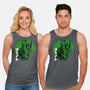 Green Sun Fett-unisex basic tank-DrMonekers