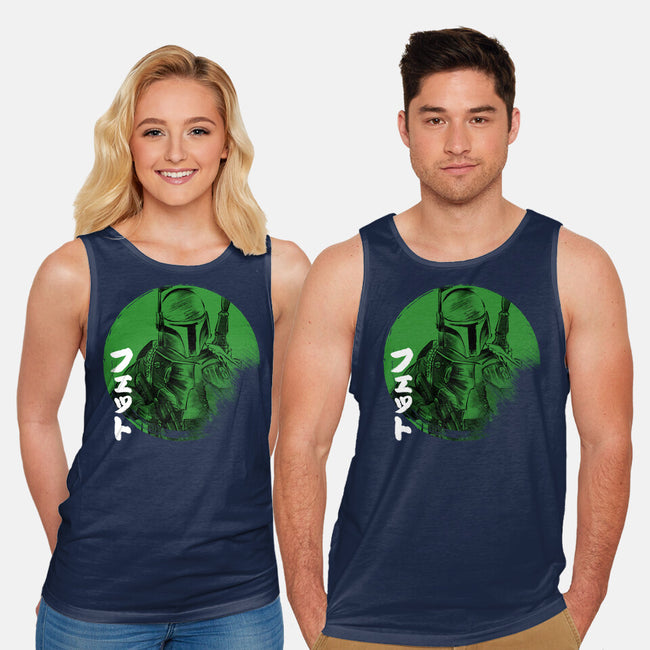 Green Sun Fett-unisex basic tank-DrMonekers