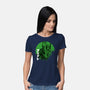 Green Sun Fett-womens basic tee-DrMonekers
