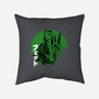 Green Sun Fett-none removable cover w insert throw pillow-DrMonekers