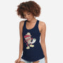 Jazzy Pizza-womens racerback tank-Aljure!