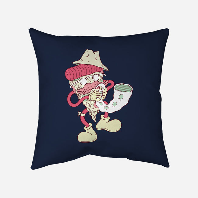 Jazzy Pizza-none removable cover throw pillow-Aljure!