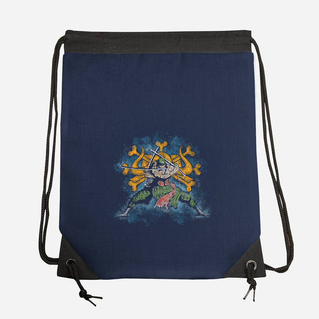Samurai King-none drawstring bag-turborat14