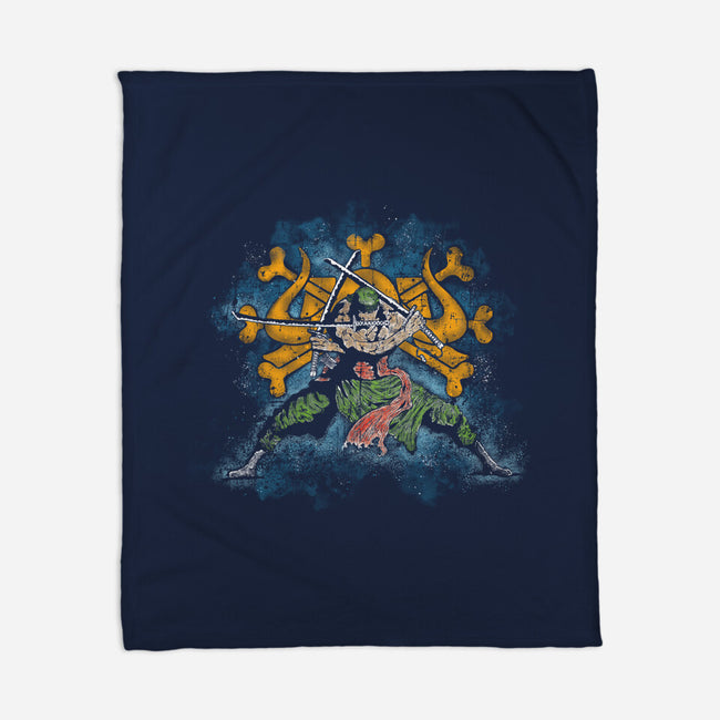 Samurai King-none fleece blanket-turborat14