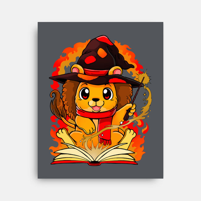 Wizard Lion-none stretched canvas-Vallina84