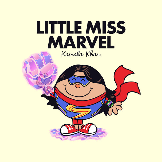 Little Miss Marvel-none stretched canvas-yellovvjumpsuit