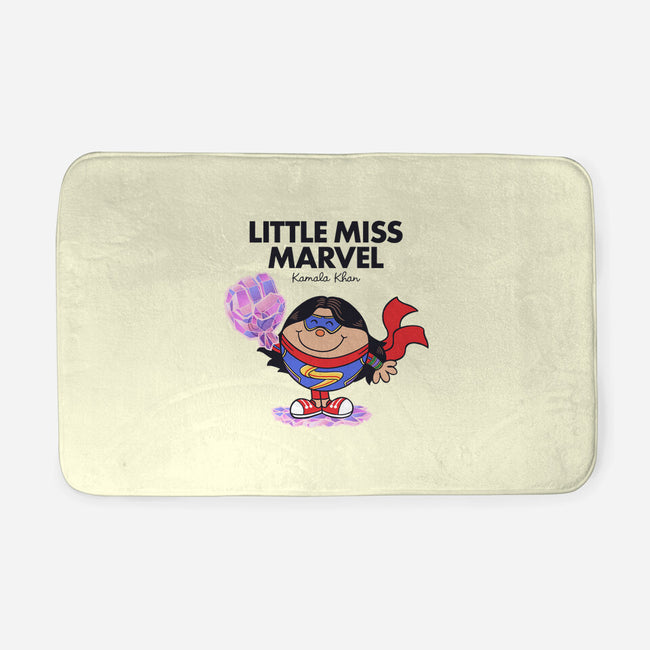 Little Miss Marvel-none memory foam bath mat-yellovvjumpsuit
