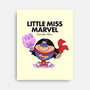 Little Miss Marvel-none stretched canvas-yellovvjumpsuit