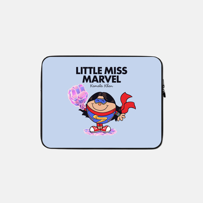 Little Miss Marvel-none zippered laptop sleeve-yellovvjumpsuit