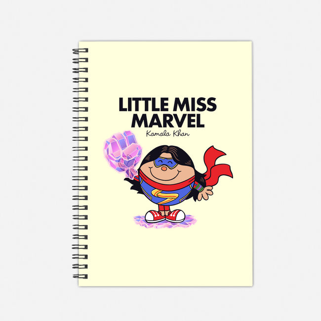 Little Miss Marvel-none dot grid notebook-yellovvjumpsuit