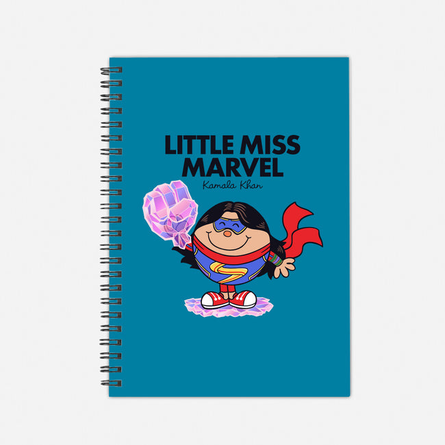 Little Miss Marvel-none dot grid notebook-yellovvjumpsuit