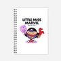 Little Miss Marvel-none dot grid notebook-yellovvjumpsuit