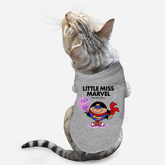 Little Miss Marvel-cat basic pet tank-yellovvjumpsuit