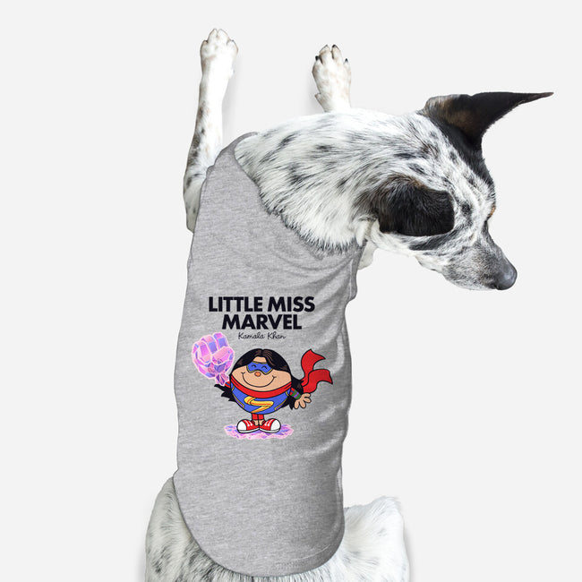 Little Miss Marvel-dog basic pet tank-yellovvjumpsuit