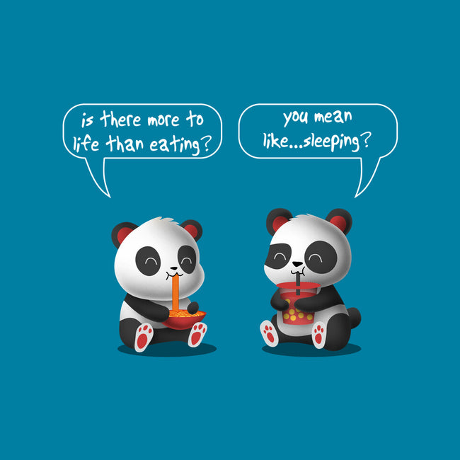 Pandas Life-none drawstring bag-erion_designs