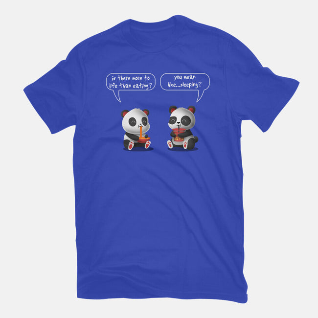 Pandas Life-unisex basic tee-erion_designs