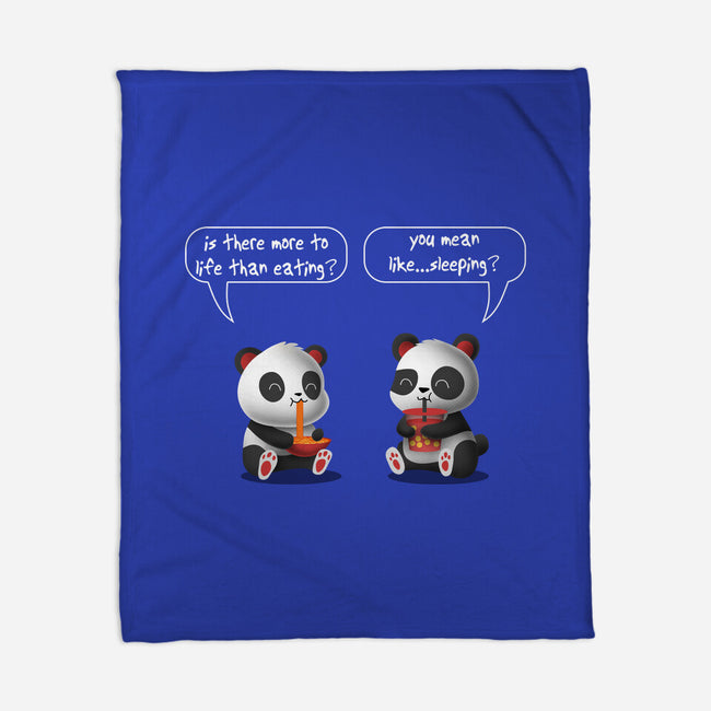 Pandas Life-none fleece blanket-erion_designs