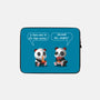 Pandas Life-none zippered laptop sleeve-erion_designs