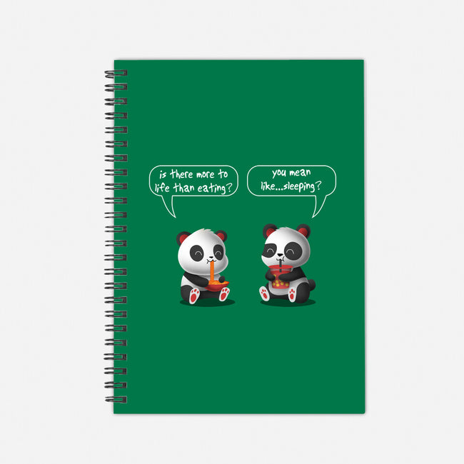 Pandas Life-none dot grid notebook-erion_designs