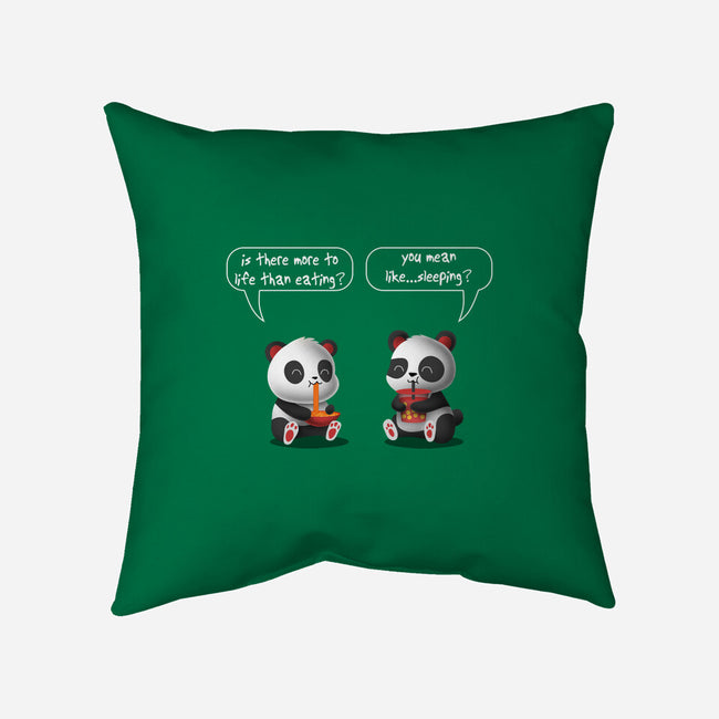 Pandas Life-none removable cover w insert throw pillow-erion_designs