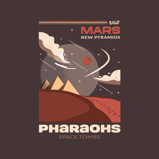 Visit Mars Pyramids-none glossy sticker-Logozaste