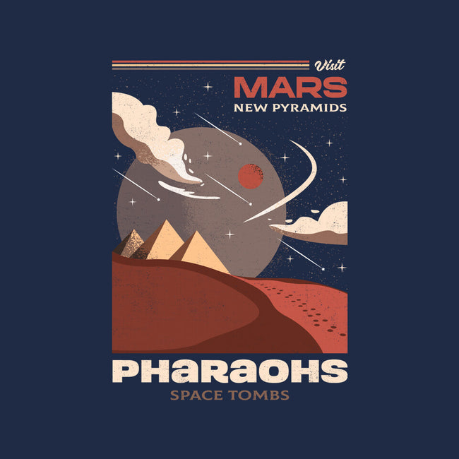 Visit Mars Pyramids-mens premium tee-Logozaste