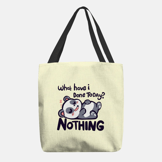 Done Nothing Today-none basic tote bag-TechraNova