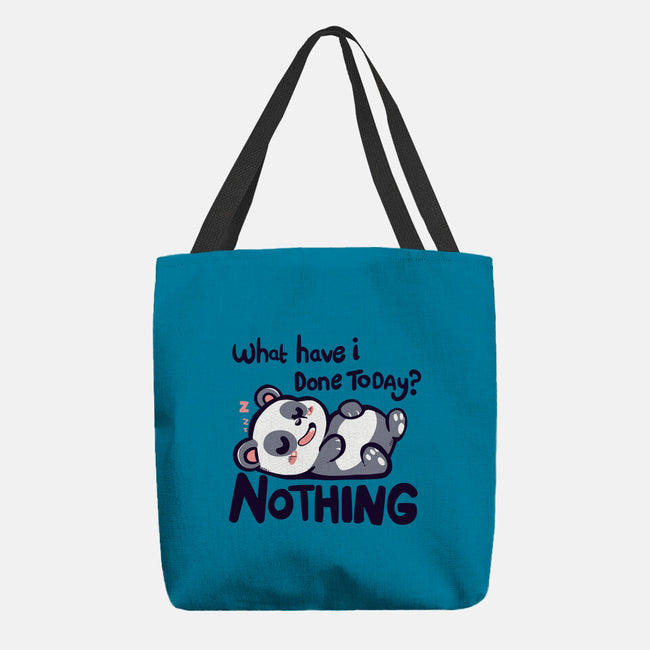 Done Nothing Today-none basic tote bag-TechraNova