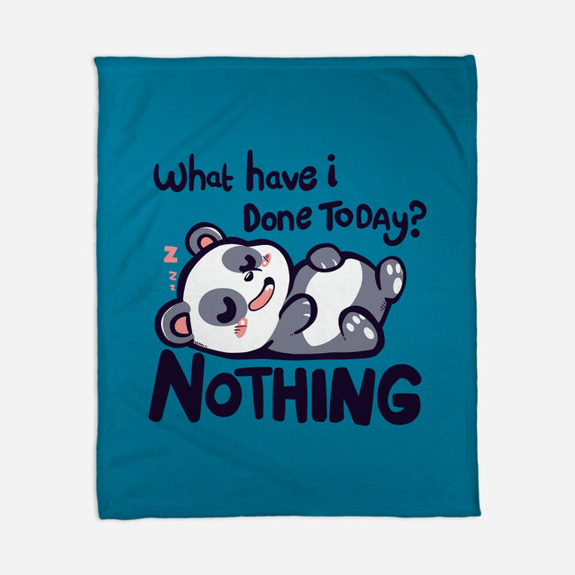 Done Nothing Today-none fleece blanket-TechraNova