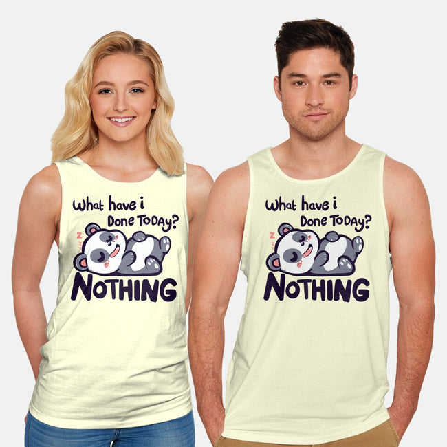 Done Nothing Today-unisex basic tank-TechraNova